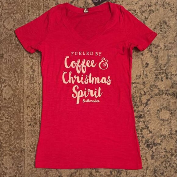 NWT Women’s. Christmas. Tee Short Sleeve Tops Size Small - Picture 3 of 7